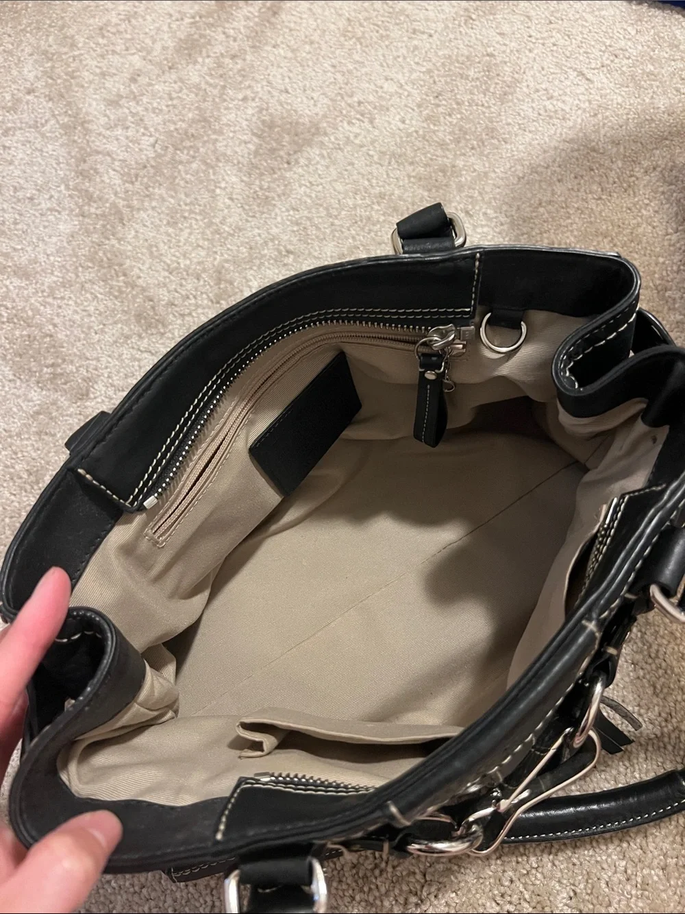 Coach shoulder bag-  black